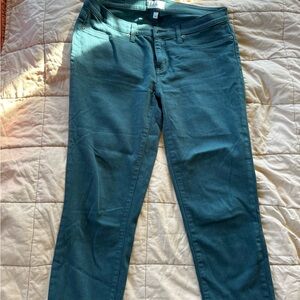 LILA RYAN Teal Blue Skinny Jeans